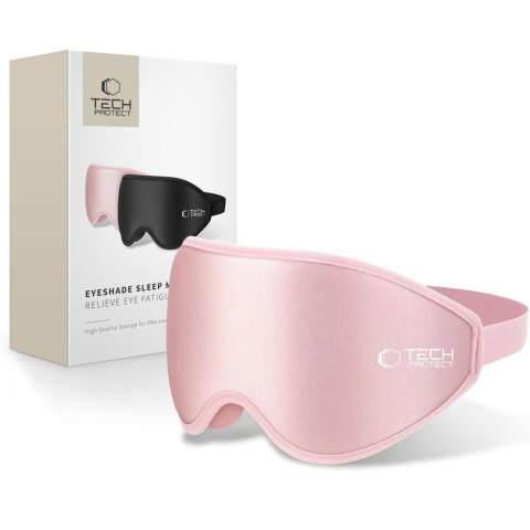 Maska do spania na oczy Eyeshade Sleep Mask - różowa Tech-Protect