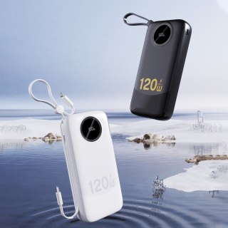 Powerbank K13 Pro 20000mAh z wbudowanym kablem - czarny DUDAO