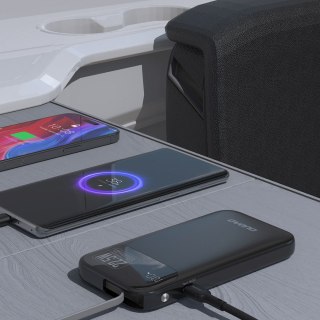 Powerbank K31 10000 mAh 22.5W PD z wbudowanym kablem - czarny DUDAO