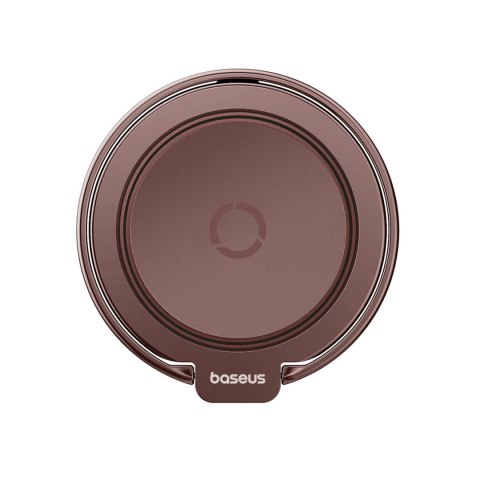 Ring uchwyt pierścień magnetyczny do smartfona z funkcją podstawki - czerwonozłoty BASEUS