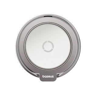 Ring uchwyt pierścień magnetyczny do smartfona z funkcją podstawki - tytanowy BASEUS