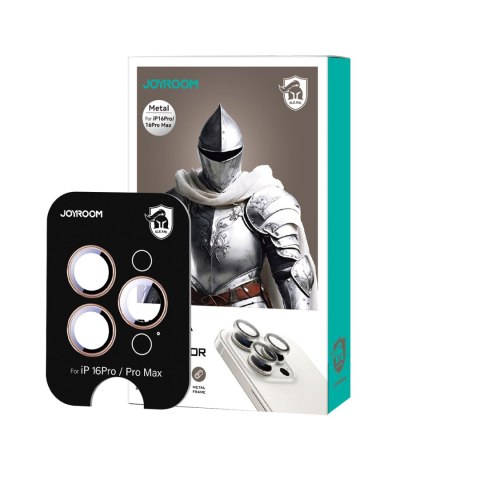 Szkło ochronne na obiektywy do iPhone 16 Pro/16 Pro Max - tytanowe JOYROOM