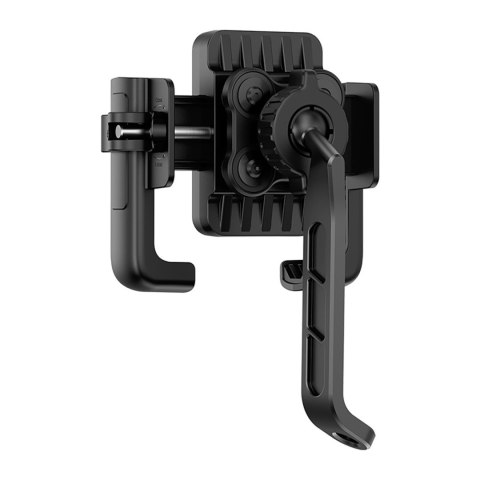 Uchwyt motocyklowy z amortyzacją na telefon do lusterka - czarny BASEUS
