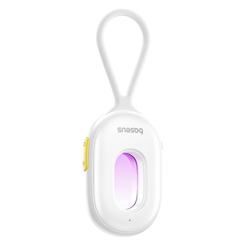 Wykrywacz ukrytych kamer z alarmem mini latarką kablem USB-A - USB-C - biały BASEUS