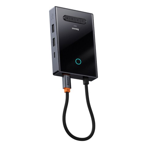 8w1 HUB adapter HDMI DisplayPort VGA USB-A USB-C - szary BASEUS