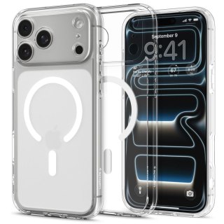 Etui case ochronny na iPhone 17 Pro Ultra Hybrid MagSafe - białe SPIGEN