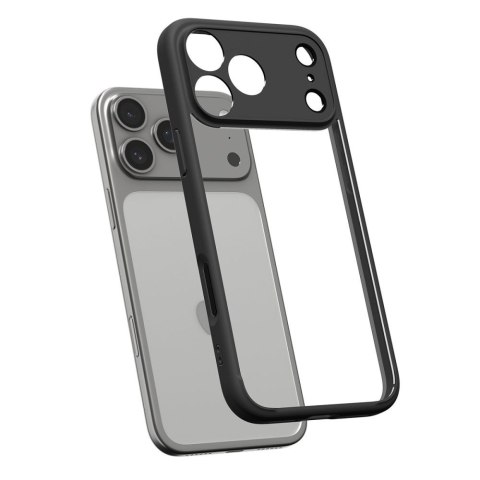 Etui case plecki na iPhone 17 Pro Max Ultra Hybrid - czarny mat SPIGEN