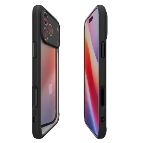 Etui case plecki na iPhone 17 Pro Ultra Hybrid - czarny mat SPIGEN