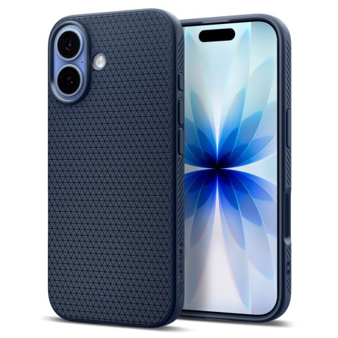 Etui ochronne plecki Liquid Air na iPhone 17 - niebieskie SPIGEN