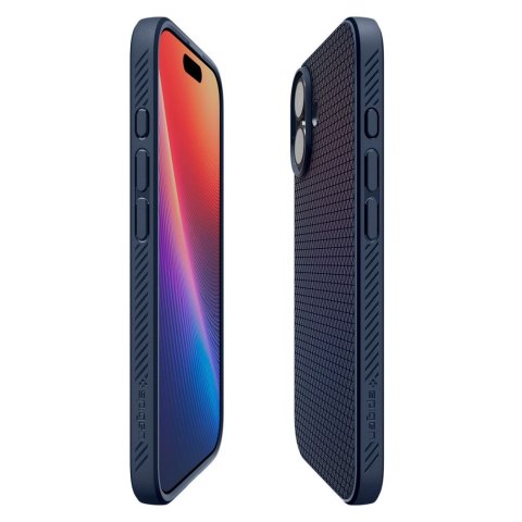 Etui ochronne plecki Liquid Air na iPhone 17 - niebieskie SPIGEN