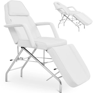 Fotel kosmetyczny do masażu tatuażu SPA MATERA - biały Physa
