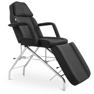 Fotel kosmetyczny do masażu tatuażu SPA MATERA - czarny Physa
