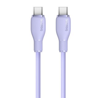 Kabel przewód Pudding USB-C 100W 2m - fioletowy BASEUS
