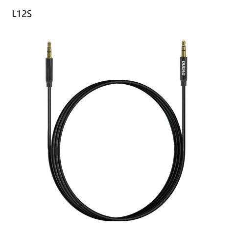 Kabel przewód stereo AUX mini jack 3.5mm 1m - czarny DUDAO