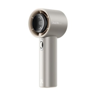 Mini wiatrak wentylator przenośny metalowy USB-C 5000mAh - jasnobrązowy Jisulife