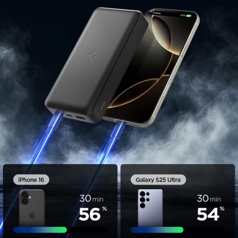Powerbank 30000mAh 30W USB-A USB-C - czarny SPIGEN