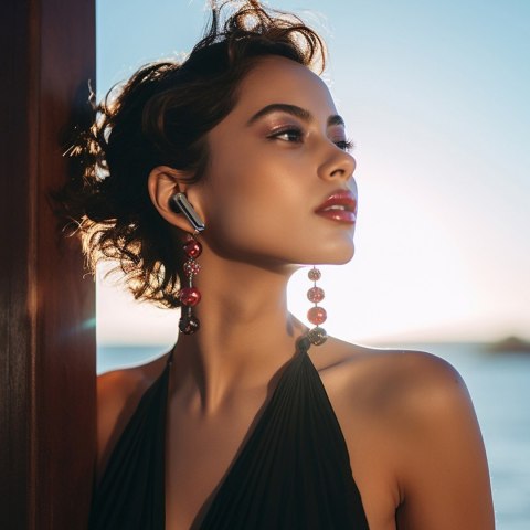 Słuchawki bezprzewodowe U21 TWS ANC ENC Bluetooth - czarne DUDAO