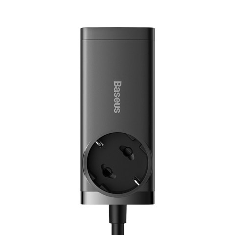Stacja ładująca przedłużacz GaN3 USB-C USB-A gniazdo EU z kablem USB-C 100W 1m BASEUS