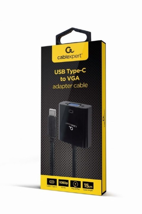 Adapter USB-C do VGA 1080P 60Hz Gembird