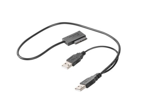 Adapter USB(M)+Power -> SATA Slim SSD (na kablu) Gembird