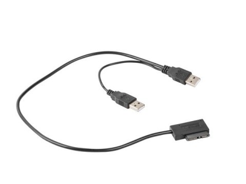 Adapter USB(M)+Power -> SATA Slim SSD (na kablu) Gembird