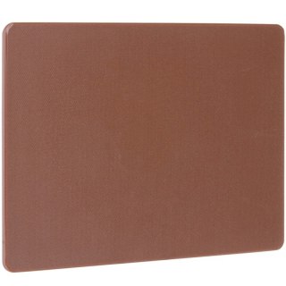 Deska do krojenia HACCP 600x400 mm - brązowa Hendi