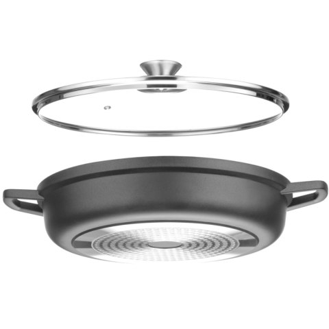 Garnek z pokrywką z powłoką nieprzywierającą 4.3 l 425x332x70 mm Hendi