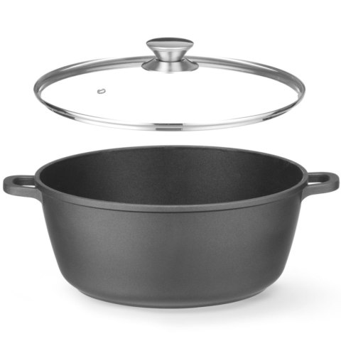 Garnek z pokrywką z powłoką nieprzywierającą 7.5 l 387x310x130 mm Hendi