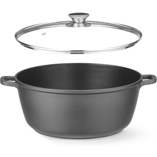 Garnek z pokrywką z powłoką nieprzywierającą 7 l 367x290x122 mm Hendi
