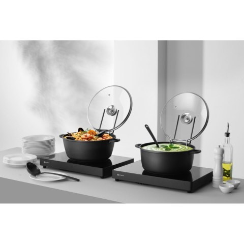 Garnek z pokrywką z powłoką nieprzywierającą 7 l 367x290x122 mm Hendi