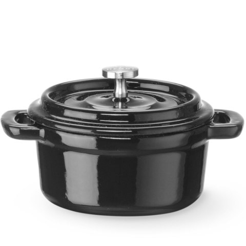 Garnek żeliwny emaliowany owalny 0.27 l 130x100x48 mm Hendi