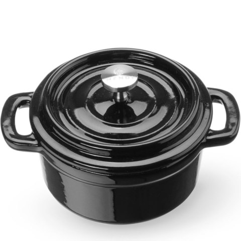 Garnek żeliwny emaliowany owalny 0.27 l 130x100x48 mm Hendi