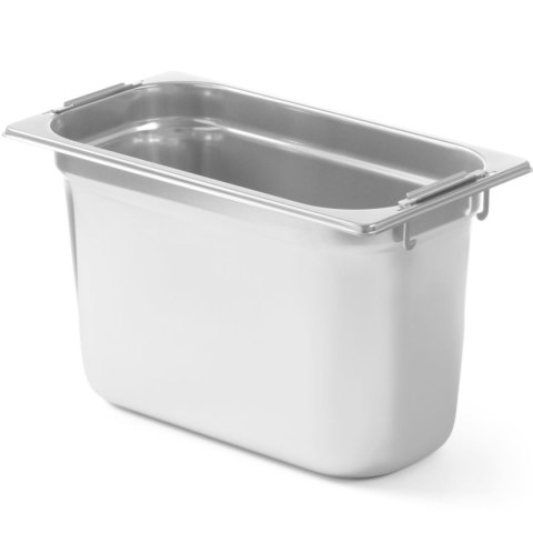 Pojemnik GN 1/3 z chowanymi uchwytami Profi Line STAL 3.9 l 325x176x100 mm Hendi