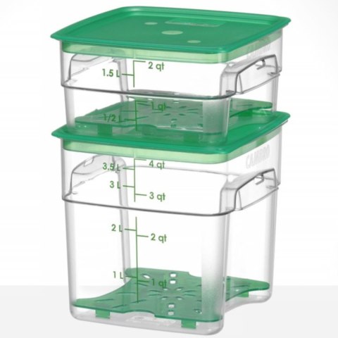 Pojemnik na żywność CamSquares Fresh Pro 3.8 l 191x191x183 mm CAMBRO