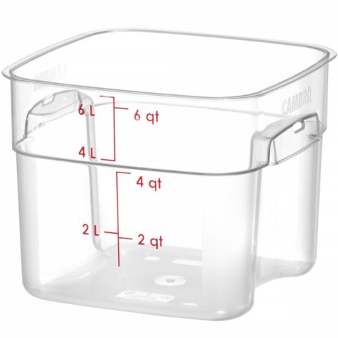 Pojemnik na żywność CamSquares Fresh Pro 5.7 l 229x229x180 mm CAMBRO
