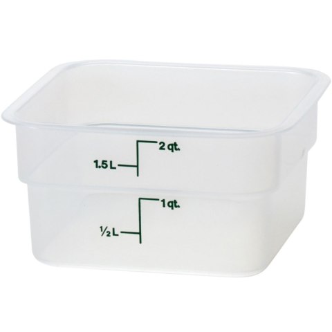 Pojemnik spożywczy CamSquare 1.9 l 185x185x100 mm - transparentny CAMBRO