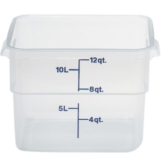 Pojemnik spożywczy CamSquare 11.4 l 256x310x210 mm - transparentny CAMBRO