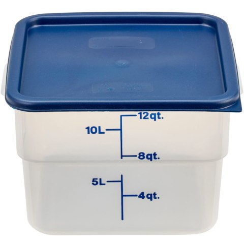 Pojemnik spożywczy CamSquare 11.4 l 256x310x210 mm - transparentny CAMBRO