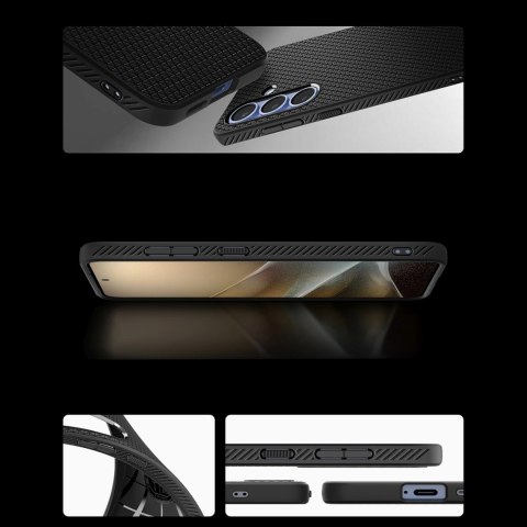 Etui na Samsung Galaxy S25+ Liquid Air - czarny mat SPIGEN