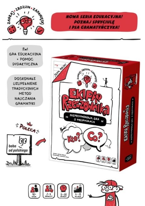 Gra Ekipa rzeczownika. Nieprzypadkowa gra o przypadkach Nasza księgarnia