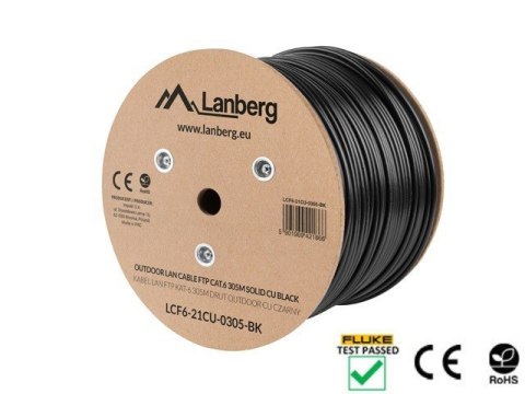 Kabel FTP Kat.6 CU 305 m drut outdoor Lanberg