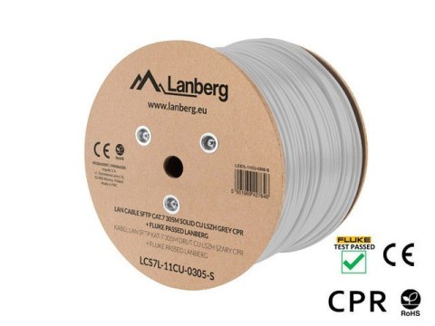 Kabel SFTP kat.7 CU305m drut LCS7L-11CU-0305-S Lanberg