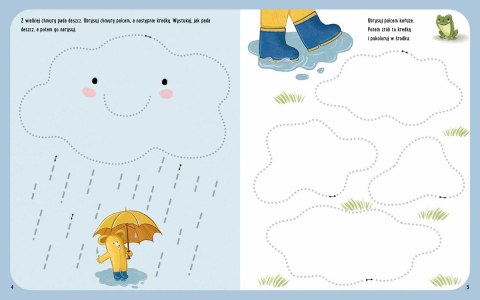 Książeczka Zabawy z Felusiem i Guciem. Ćwiczymy rączki i paluszki Nasza księgarnia