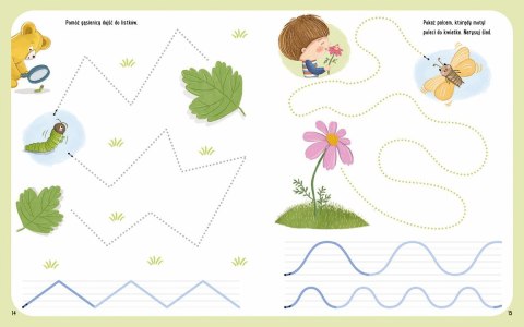 Książeczka Zabawy z Felusiem i Guciem. Ćwiczymy rączki i paluszki Nasza księgarnia