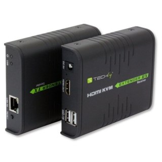 Extender HDMI + USB po skrętce Cat.5/5e/6 120m Techly