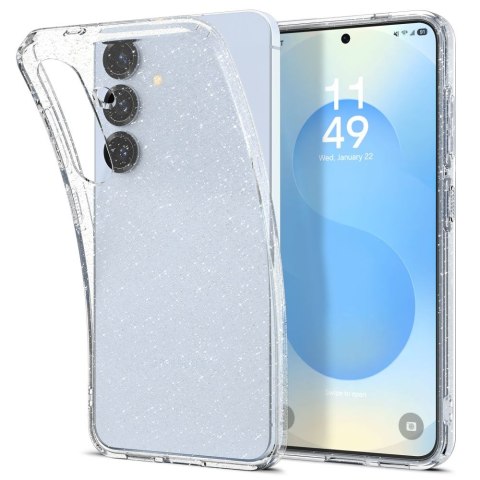 Etui na Samsung Galaxy S25 Liquid Crystal - brokatowo przezroczyste SPIGEN