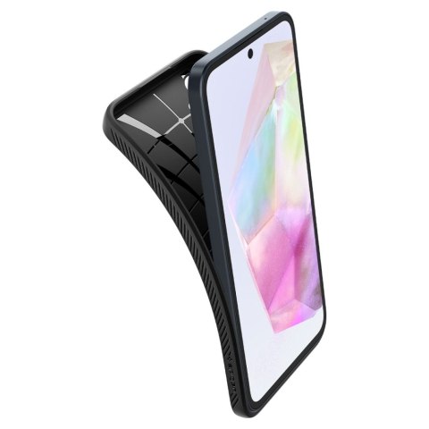 Etui ochronne na Samsung Galaxy A35 5G Liquid Air - czarny mat SPIGEN