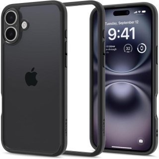 Etui ochronne na iPhone 16 Ultra Hybrid - przezroczysto czarne SPIGEN