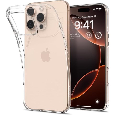Etui pokrowiec na iPhone 16 Pro Liquid Crystal - przezroczyste SPIGEN