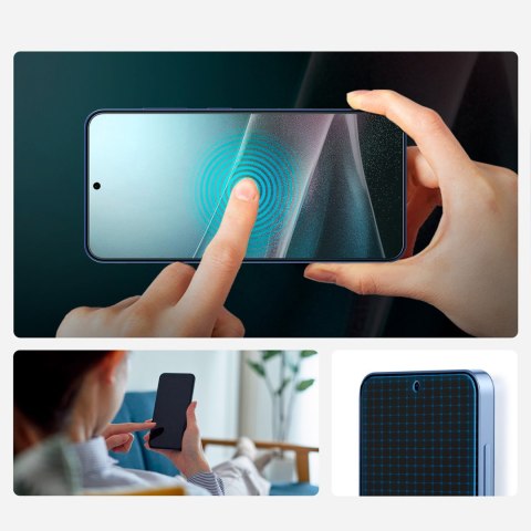 Szkło hybrydowe na Samsung Galaxy S25 ELITE SHIELD EZ FIT - przezroczyste SPIGEN